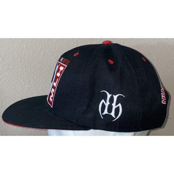 Hustle Harder Black Adjustable Baseball Cap‎ Snapback - Picture 2 of 8